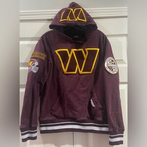 Pro Standard Luxury Athletic Collection Hoodie Washington Commanders Sz M